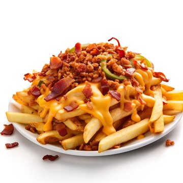 Fritas c/ Bacon e Cheddar